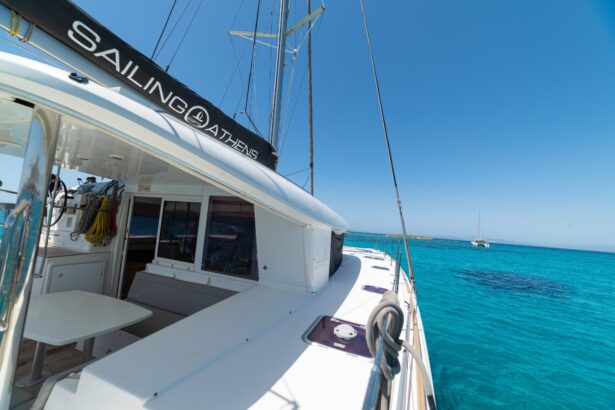 Sailing Athens - Sailing Athens Catamaran in Blue Lagoon